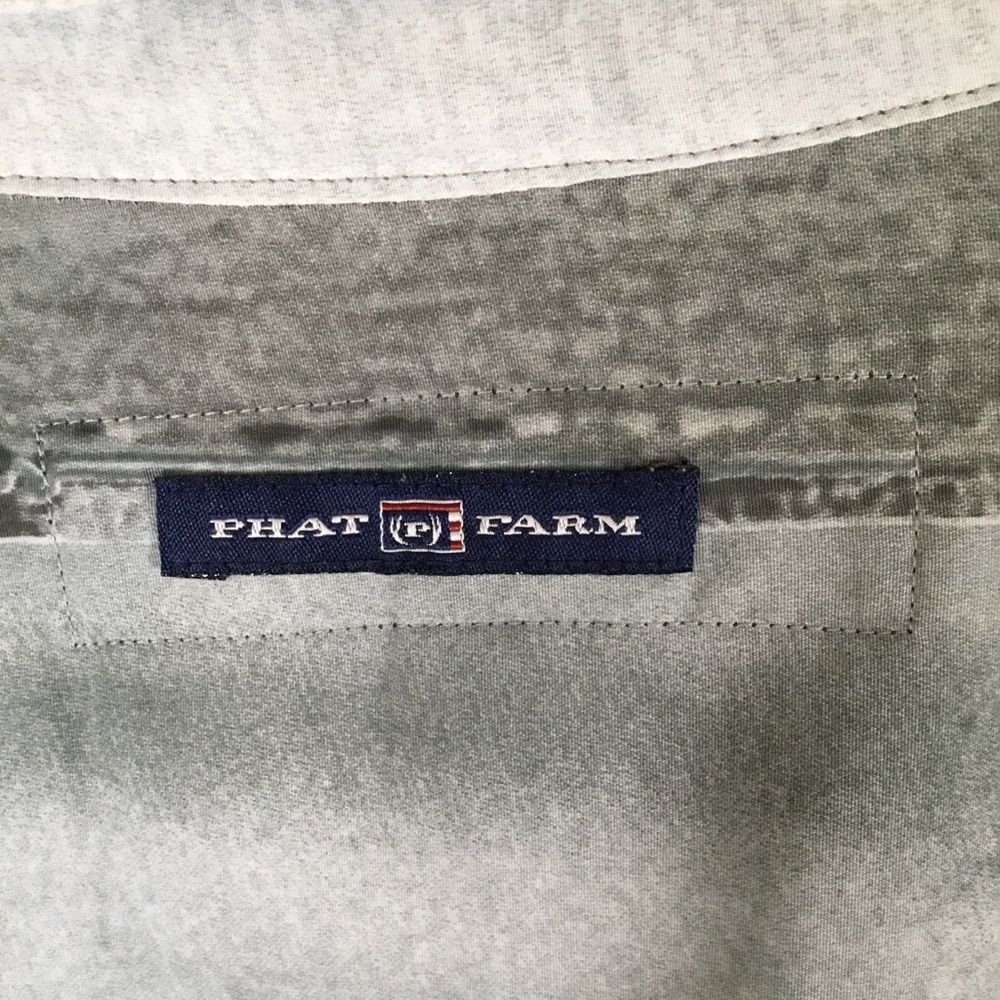 Phat Farm all over logo button down shirt men’s size XL - Picture 4 of 11